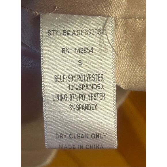 Sadie & Sage Lined Faux Suede Sleeveless Tan Mini Dress V Neck READ Size Small ( - Picture 5 of 7